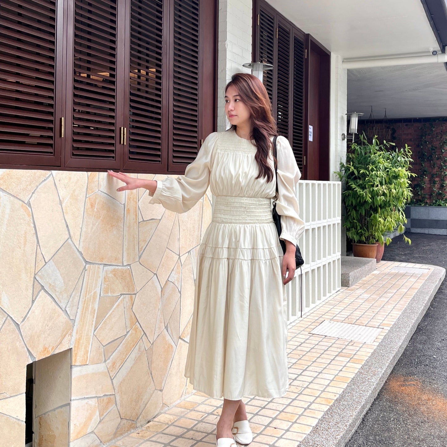 Peninda Collection-Serene gathered dress