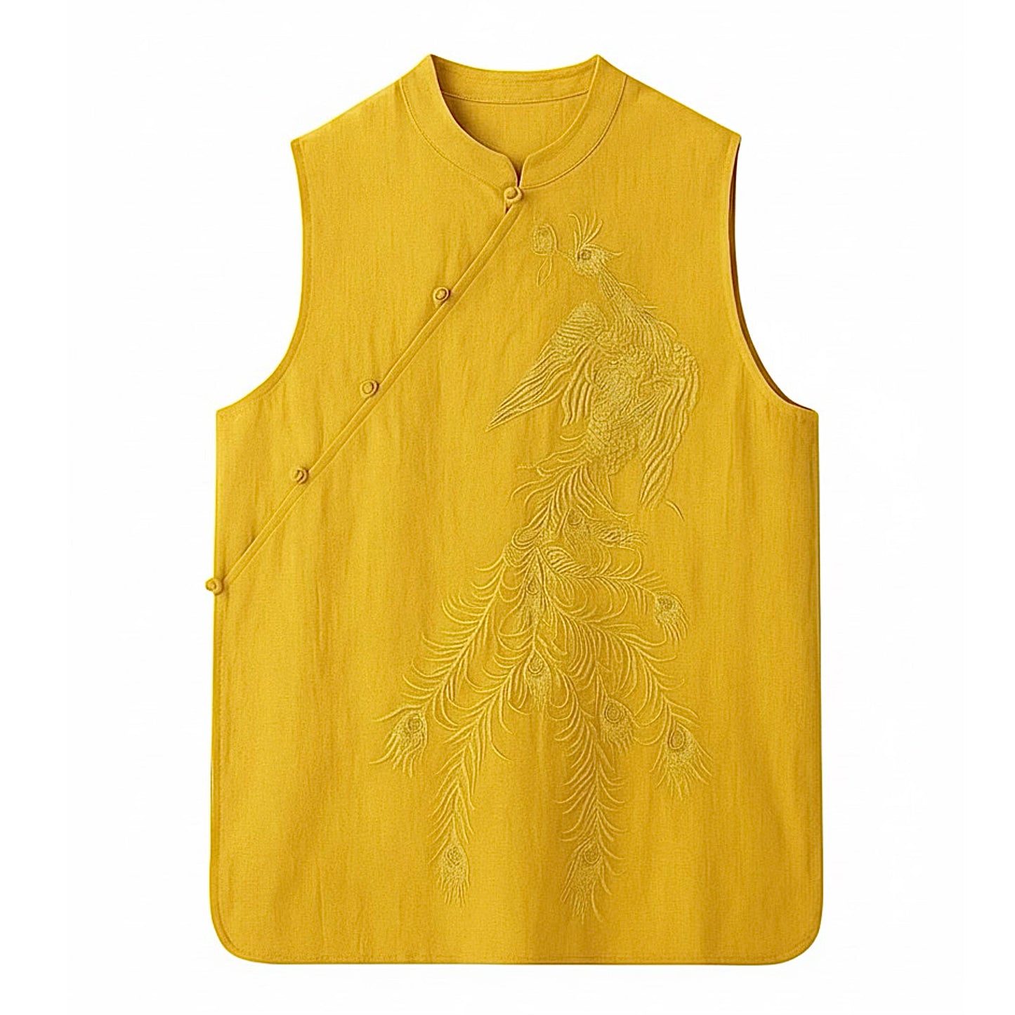 CNY 26’ PHOENIX EMBROIDERY LINEN TOP