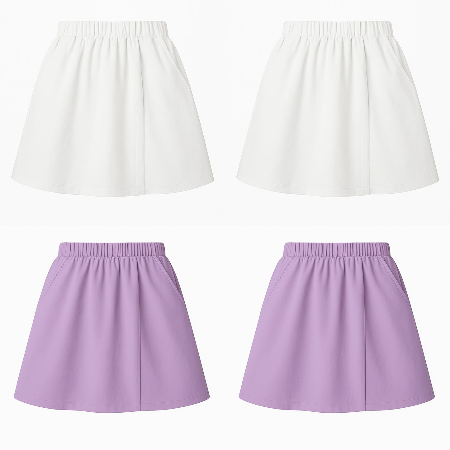 **VALUE PACK** KAYLA 2IN1 PANTS SKIRT【SPECIAL DEAL LIMITED UNITS AVAILABLE】