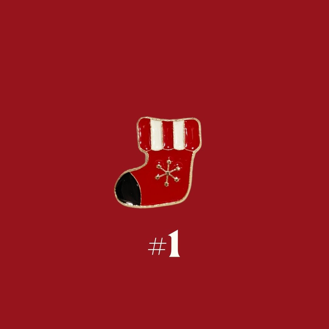 MYSTERY CHRISTMAS BROOCH PIN BATCH (3 design/pack)