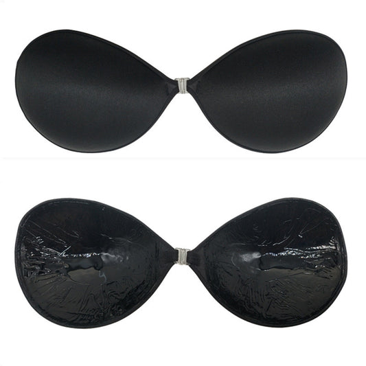 NUWA STRAPLESS STICK-ON PUSH UP BRA (BLACK)