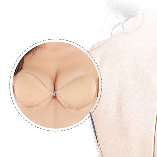 NUWA STRAPLESS STICK-ON PUSH UP BRA (NUDE)