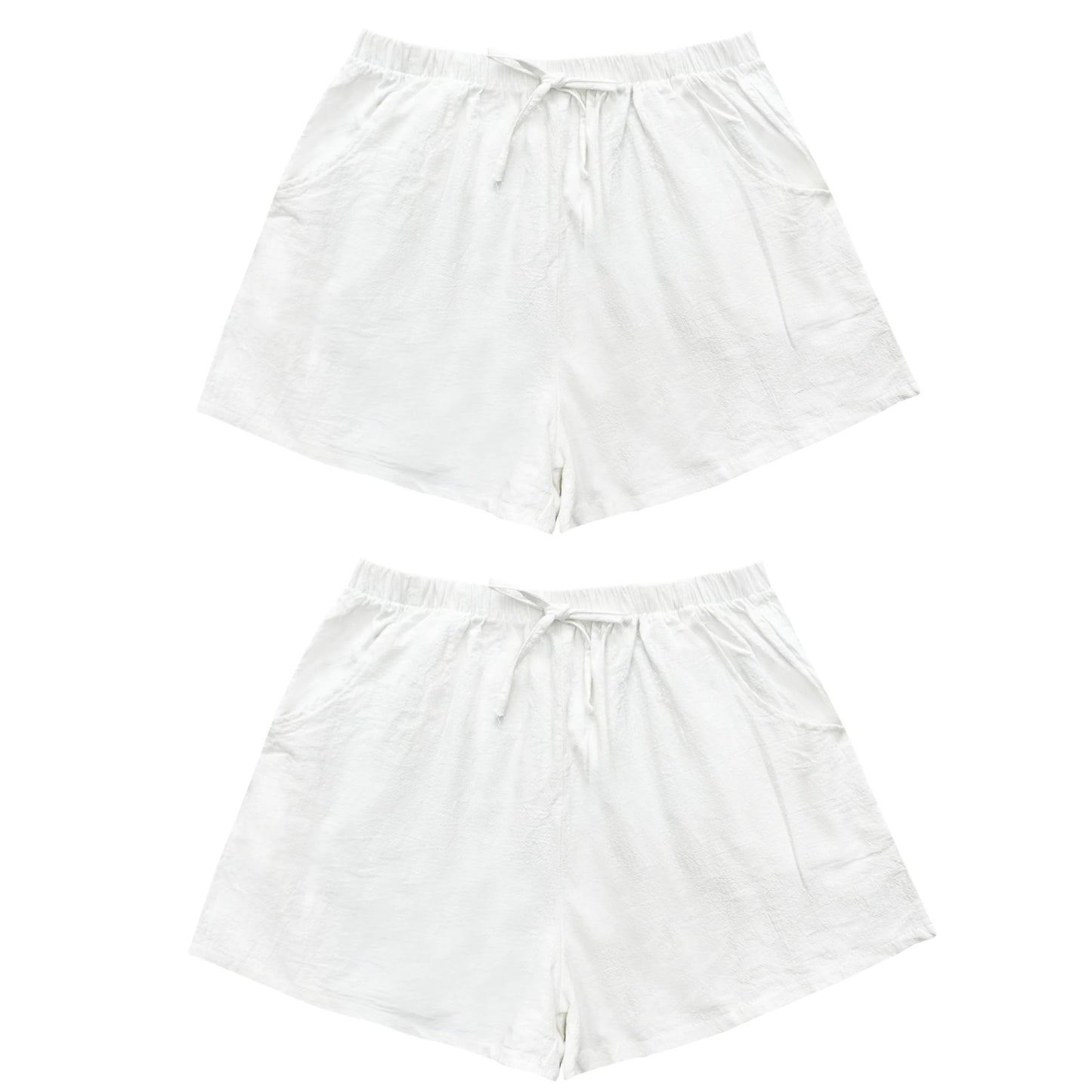 **VALUE PACK**TINA LINEN SHORT PANTS【SPECIAL DEAL LIMITED UNITS AVAILABLE】