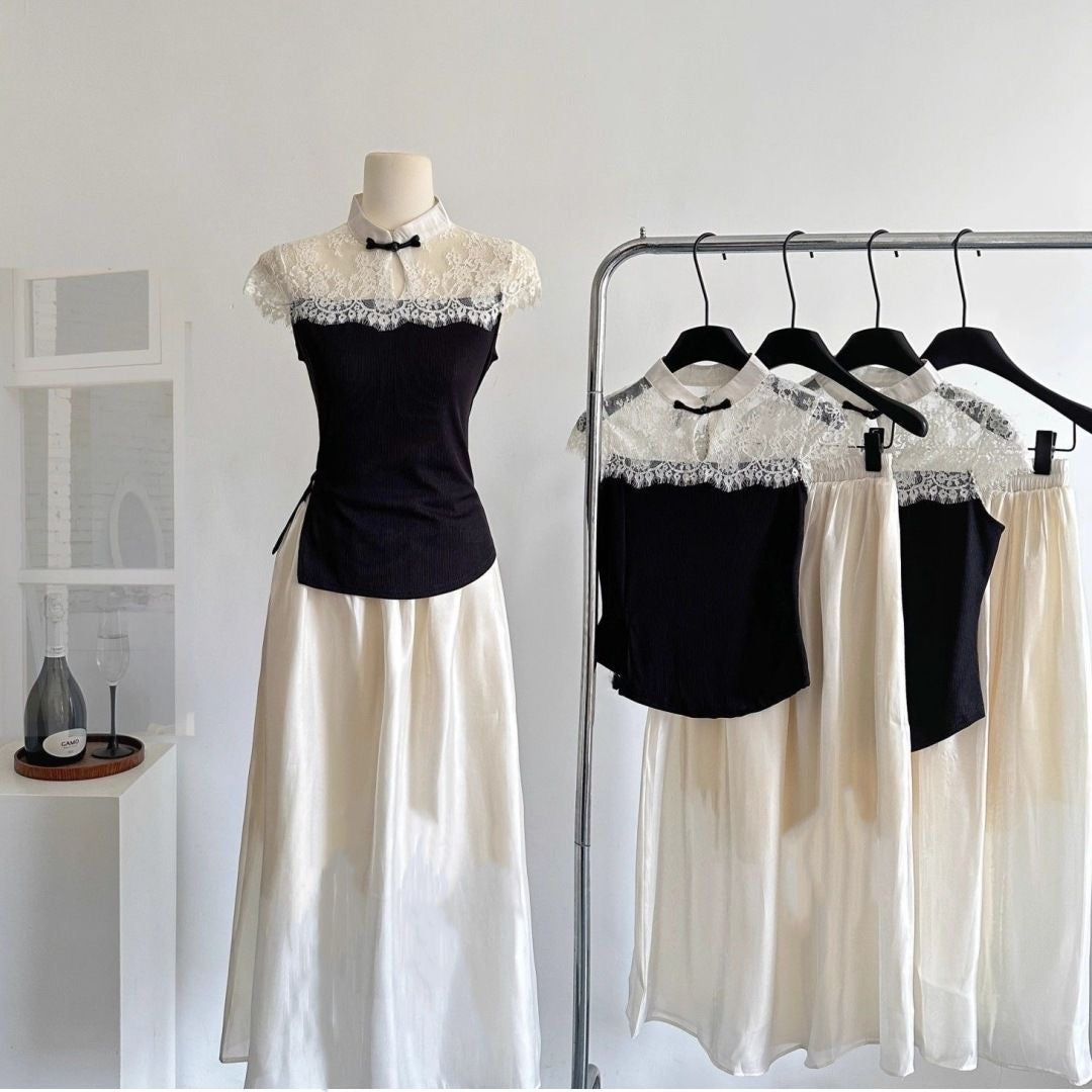 CNY 26’ MARILYN LACE QIPAO TOP