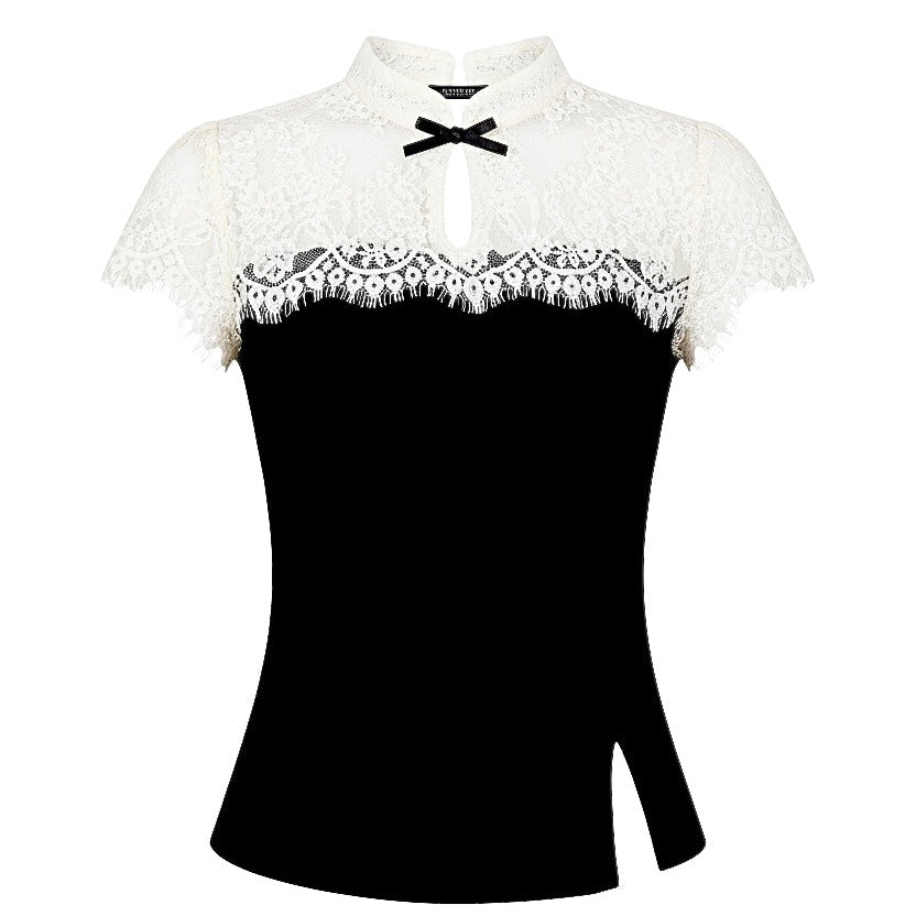 CNY 26’ MARILYN LACE QIPAO TOP