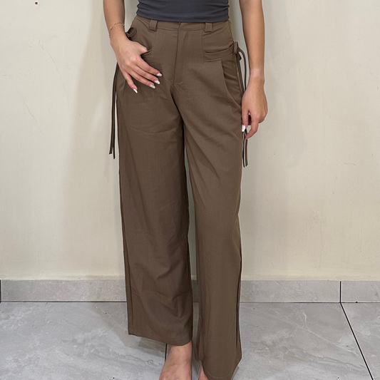 **CLEARANCE**ROLLER SIDE RIBBON PANTS