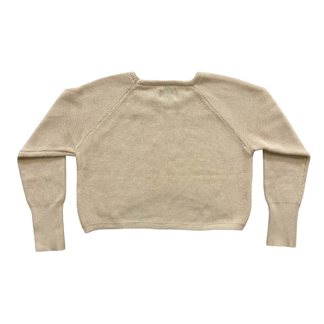 ESTHER BASIC KNIT CROP TOP (BEIGE)