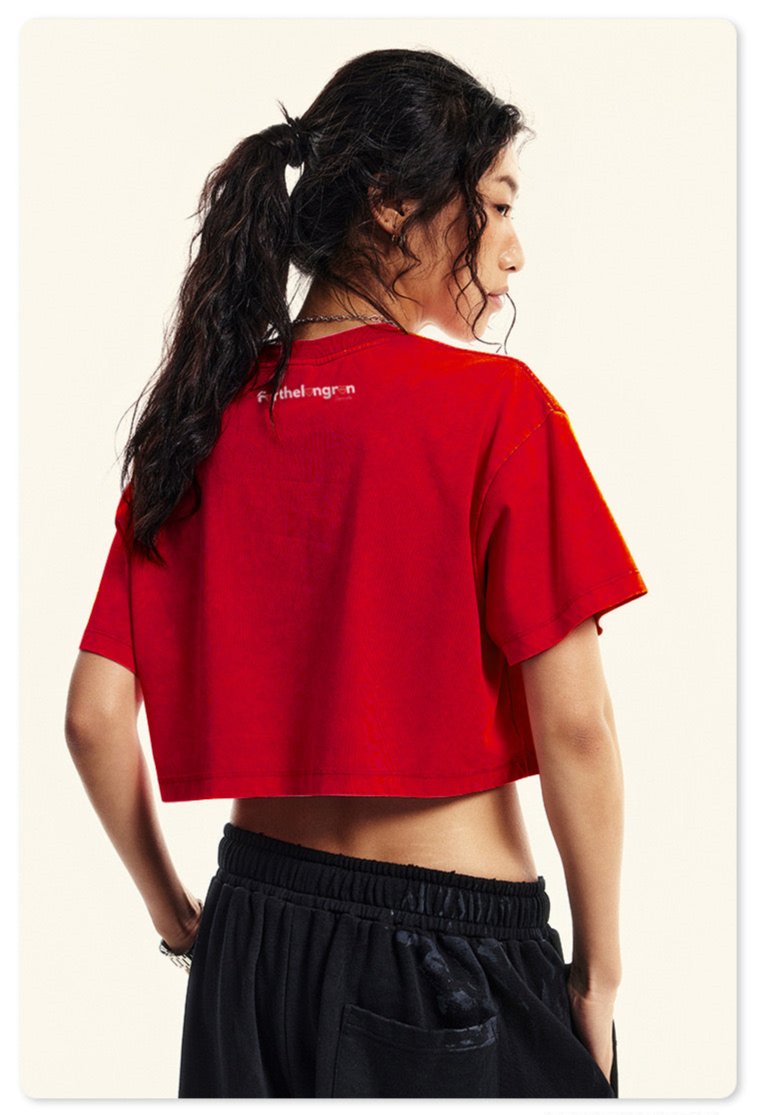 CNY 25' FOR THE LONG RUN CROP TOP