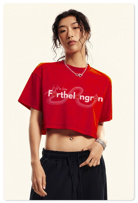 CNY 25' FOR THE LONG RUN CROP TOP