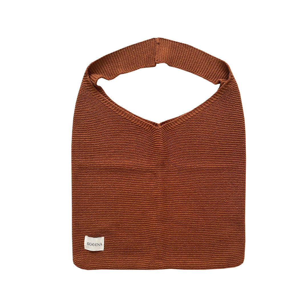 Santa Knitted Tote Bag (BROWN)